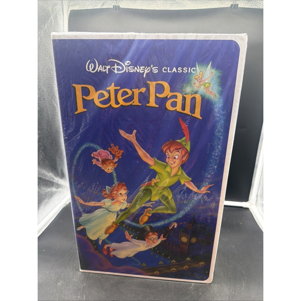 Disney Classic VHS Boxed Silk Touch Throw Blanket 50" × 70" Peter Pan
